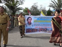 Sambut HUT Kartini, TK-PAUD Di Wamena Gelar Karnaval