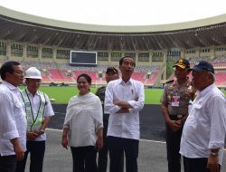 Waktu Singkat, Presiden Sempatkan Kunjungi Stadion Papua Bangkit dan Tatap Muka Dengan Bupati se Papua