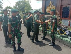 Yonif 753/AVT Sambut Kunjungan Tim Binsis Alusista Mabes