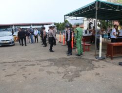 Polres Jayapura Kota Gelar Simulasi Pengamanan Tempat Pemungutan Suara Pemilu dan Pilpres