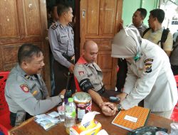 Tim Dokes Polres Jayapura Kota Periksa Kesehatan Personil Pengamanan Pemilu