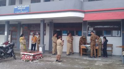 Wabup Marthin Buka Pelaksanaan UNBK Serentak Di Jayawijaya