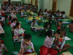 173 Anak PAUD Dan TK Se-Jayawijaya Ikut Lomba Mewarnai