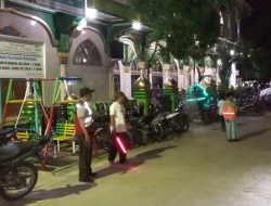 Ratusan Personil Polres Jayapura Kota Amankan Jalannya Sholat Tarawih