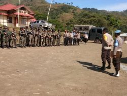 TNI dan Polri Gelar Apel Gabungan Pengamanan Pleno Tolikara