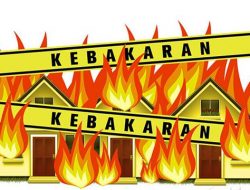 Aula BKD Intan Jaya Terbakar