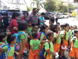 Siswa-Siswi PAUD Kunjungi Polsek Abepura