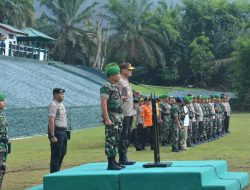 Pangdam dan Kapolda Pimpin Apel Konsolidasi