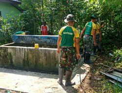 Terbengkalai 9 Tahun, TNI Renovasi Fasilitas Air Bersih dan Toilet di Perbatasan RI-PNG