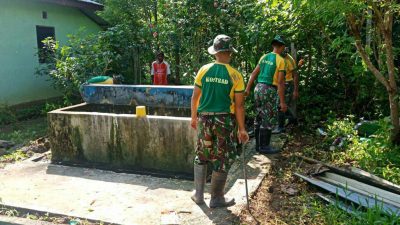 Terbengkalai 9 Tahun, TNI Renovasi Fasilitas Air Bersih dan Toilet di Perbatasan RI-PNG