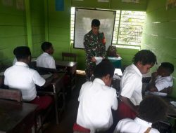 Begini Cara TNI Tanamkan Jiwa Kebangsaan Kepada Generasi Muda di Mimika