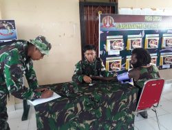 Masyarakat Respon Positif Pengobatan Gratis Satgas TMMD Kodim Mimika