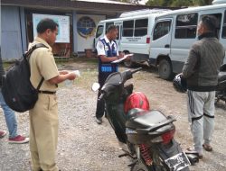 Dishub Jayawijaya Tertibkan Pengemudi Ojek Liar