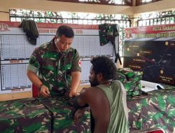 Tim Medis Dampingi Kegiatan Satgas TMMD 105 Kodim 1710/Mimika