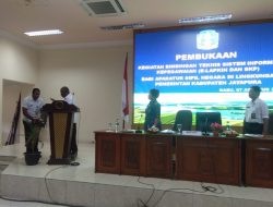 Bupati Nilai Bimtek Sistem Informasi Kepegawaian Sangat Penting Diikuti ASN Pemkab Jayapura