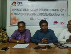 KPU Yalimo Ajukan Rp 81 M Untuk Anggaran Pilkada