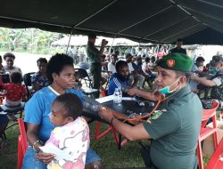 Lebih 300 OAP Mendapat Pengobatan Gratis dari Kemenhan dan TNI