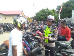 Gelar Swimping Selama 30 Menit, 80 Sepeda Motor Berhasil Terjaring Lantas Polres Jayapura
