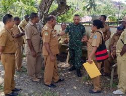 Danramil Lakukan Tatap Muka Dengan Pegawai Disrik Depapre