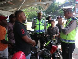 Ditlantas Sosialisasi Operasi Patuh Matoa 2019 di Pangkalan Ojek