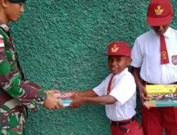 Ini Cara TNI Beri Dorongan Kepada Anak Putus Sekolah di Keerom