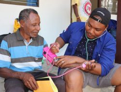 Layanan Medis Doctor Share dan Dit Polairud Sasar Kampung Yongsu Distrik Rabanirara Kabupaten Jayapura