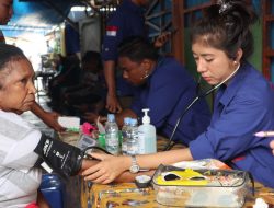 Polda Papua Bersama Doctor Share Gelar Pelayanan Medis Gratis pada Masyarakat di Halaman Gereja Galed Hamadi