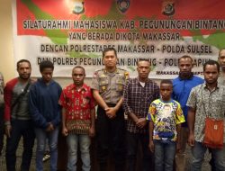 Polrestabes Makassar Gelar Silahturami Dengan Mahasiswa Pegunungan Bintang