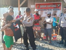 Sambangi Warga, Polres Yahukimo Himbau Jaga Kamtibmas