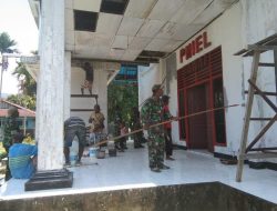 Sambut HUT TNI Koramil 1709-02/Yaptim Gelar Baksos di Gereja GKI Pniel Dawai