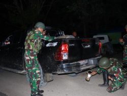 Satgas Temukan Miras Saat Swiping Kamtibmas di Distrik Waris