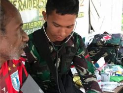 TNI Berikan Layanan Kesehatan Gratis di Arso