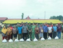 Ratusan Warga Sentani Korban Banjir Bandang Ramaikan Bakti Sosial TNI