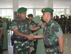 1135 Personel Kodam XVII/Cenderawasih Naik Pangkat