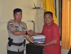 Kapolres Salurkan Bantuan Pada Keluarga Korban Rusuh Wamena