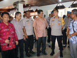 Kapolres Jamin Keamanan Para Pengungsi di Kota Jayapura