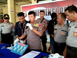 Polisi Tangkap Pelaku Pengedar Sabu-Sabu Beserta Barang Bukti