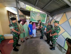 Kunjungan Kasih TNI Jelang HUT ke 74 di Timika