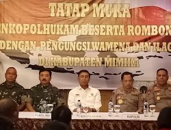 Menko Polhukam Wiranto Tatap Muka Dengan Pengungsi Wamena di Timika