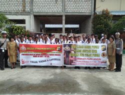 Polsek Sentani Kota Sosialisasi Tertib Lalu Lintas, Bahaya Miras dan Narkoba Pada Siswa YPPK Bonaventura