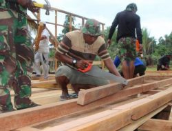 Realisasi Sasaran Fisik TMMD 106 Kodim 1707/Merauke