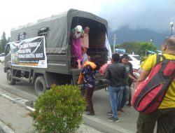 Wakapolda Kunjungi Pengungsi Korban Rusuh Wamena di Gedung Tongkonan Kotaraja