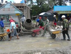 Wujud Kemanunggalan TNI bersama Masyarakat Perumahan Regency Kuala Kencana