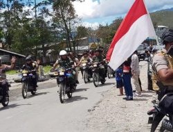 Yakinkan Jayawijaya Kondusif, Pangdam dan Kapolda Patroli Gunakan Motor Keliling Wamena
