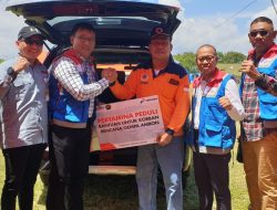 Pekerja Pertamina Wujudkan Kepedulian kepada Korban Bencana Gempa Ambon