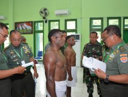 211 Peserta Ikut Sidang Penerimaan Calon Tamtama TNI AD Gelombang II Tahun 2019