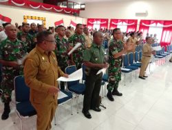 Ibadah Rutin TNI bersama Pemkab Yapen, Begini Pesan Bupati