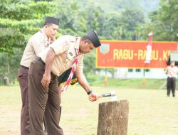 Pesan Pangdam Kepada Peserra Kursus Mahir Dasar Pembina Pramuka Saka Wira Kartika Kodam Cenderawasih