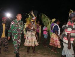 TNI Ambil Bagian Dalam Pesta Adat Cabut Misal Suku Kanun