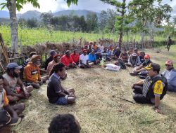 Kapolres Hadiri Proses Pemakaman Kepala Desa
